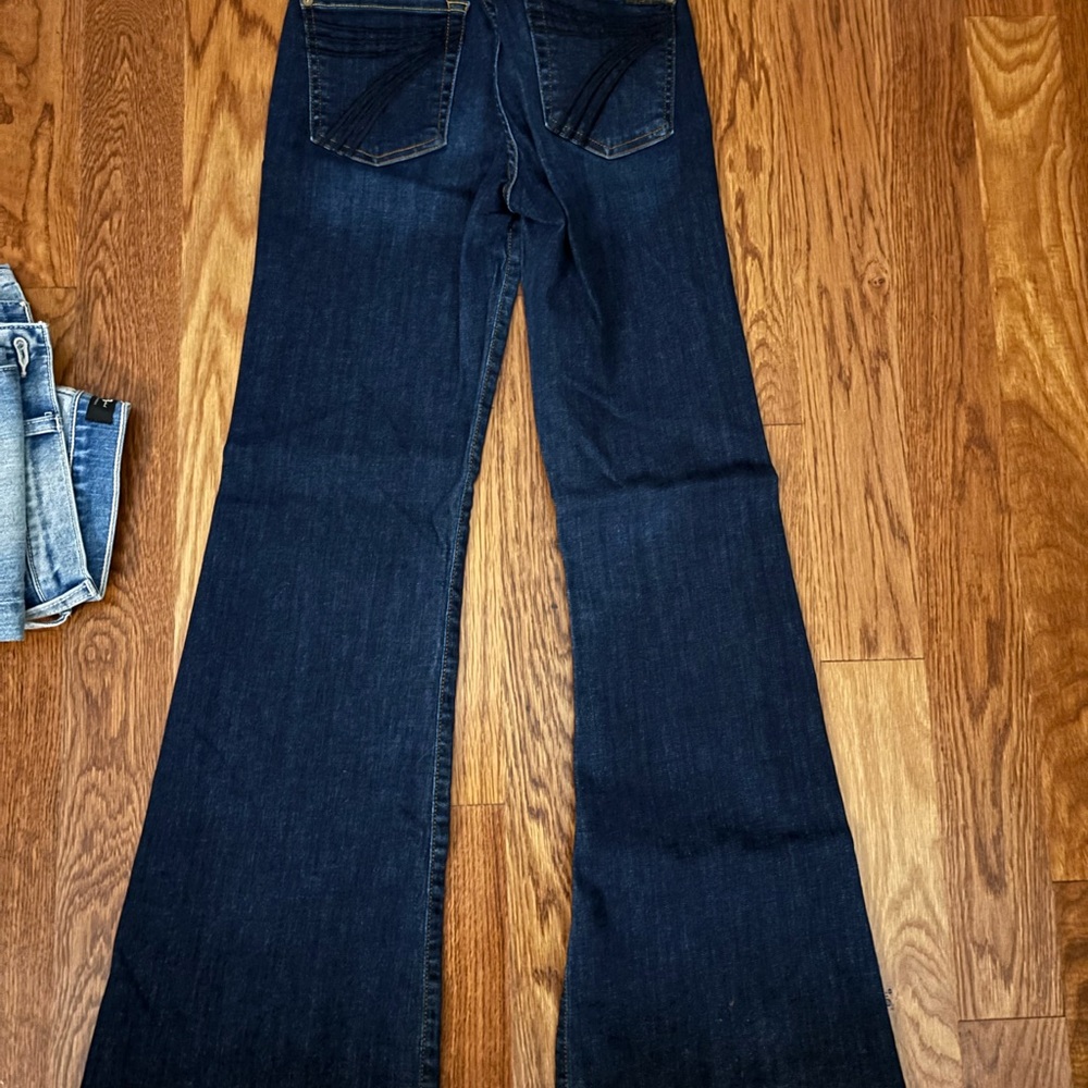 7 For All Mankind Indigo Flare Jeans